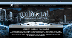 Desktop Screenshot of goldcaljrsvbc.com